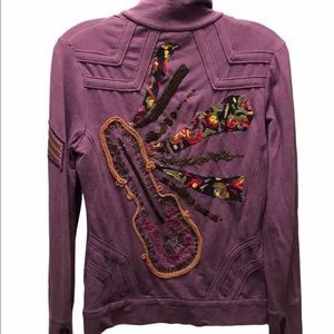 OILILY cotton zip front jacket M rare.